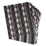 Modern Chic Argyle Binder Tab Divider - Set of 6 (Personalized)