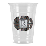 Modern Chic Argyle Party Cups - 16oz (Personalized)