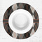 Modern Chic Argyle Round Linen Placemats - LIFESTYLE (single)