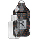 Modern Chic Argyle Hand Sanitizer & Keychain Holder - Large (Personalized)