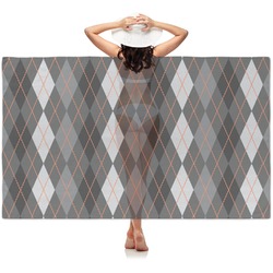 Modern Chic Argyle Sheer Sarong