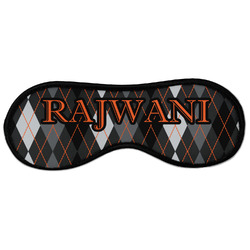 Modern Chic Argyle Sleeping Eye Masks - Large (Personalized)