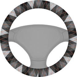 Modern Chic Argyle Steering Wheel Cover