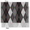 Modern Chic Argyle Tissue Paper - Lightweight - Medium - Front & Back