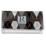 Modern Chic Argyle Vinyl Checkbook Cover (Personalized)