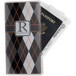 Modern Chic Argyle Travel Document Holder