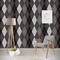 Modern Chic Argyle Wallpaper Scene