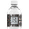 Modern Chic Argyle Water Bottle Label - Single Front