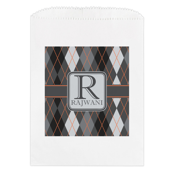 Custom Modern Chic Argyle Treat Bag (Personalized)