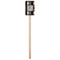 Modern Chic Argyle Wooden 6.25" Stir Stick - Rectangular - Single Stick