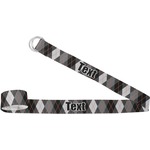 Modern Chic Argyle Yoga Strap (Personalized)