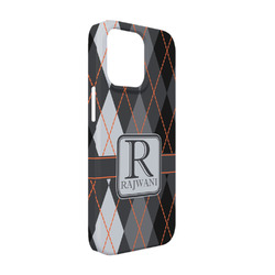 Modern Chic Argyle iPhone Case - Plastic - iPhone 13 Pro (Personalized)