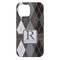 Modern Chic Argyle iPhone 13 Pro Max Tough Case - Back