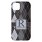 Modern Chic Argyle iPhone 14 Plus Case - Back