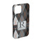 Modern Chic Argyle iPhone 15 Case - Angle