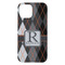 Modern Chic Argyle iPhone 15 Plus Case - Back