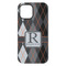 Modern Chic Argyle iPhone 15 Plus Tough Case - Back