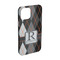 Modern Chic Argyle iPhone 15 Pro Case - Angle