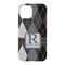 Modern Chic Argyle iPhone 15 Pro Case - Back