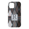 Modern Chic Argyle iPhone 15 Tough Case - Back