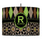 Argyle & Moroccan Mosaic 16" Drum Lampshade - PENDANT (Fabric)