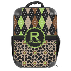 Argyle & Moroccan Mosaic Hard Shell Backpack (Personalized)