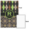 Argyle & Moroccan Mosaic 20x30 - Matte Poster - Front & Back