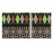 Argyle & Moroccan Mosaic 3 Ring Binders - Full Wrap - 1" - OPEN INSIDE