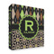 Argyle & Moroccan Mosaic 3 Ring Binders - Full Wrap - 2" - FRONT