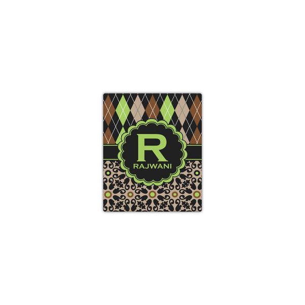 Custom Argyle & Moroccan Mosaic Canvas Print - 8x10 (Personalized)