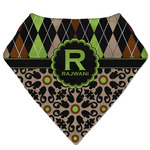 Argyle & Moroccan Mosaic Bandana Bib (Personalized)