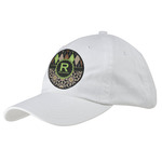 Argyle & Moroccan Mosaic Baseball Cap - White (Personalized)