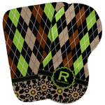 Argyle & Moroccan Mosaic Burp Cloth (Personalized)