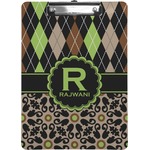 Argyle & Moroccan Mosaic Clipboard (Personalized)