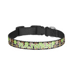 Argyle & Moroccan Mosaic Dog Collar - Small (Personalized)