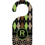 Argyle & Moroccan Mosaic Door Hanger (Personalized)