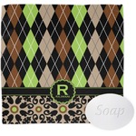 Argyle & Moroccan Mosaic Washcloth (Personalized)