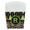 Argyle & Moroccan Mosaic French Fry Favor Box - Front View