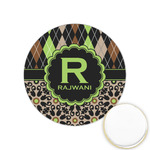 Argyle & Moroccan Mosaic Printed Cookie Topper - 1.25" (Personalized)