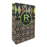 Argyle & Moroccan Mosaic Large Gift Bag (Personalized)