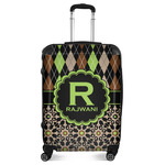 Argyle & Moroccan Mosaic Suitcase - 24" Medium - Checked (Personalized)