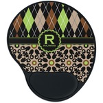 Argyle & Moroccan Mosaic Mouse Pad with Wrist Support