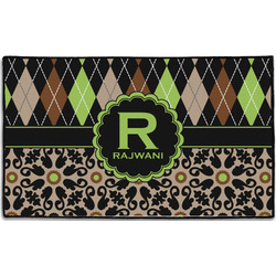 Argyle & Moroccan Mosaic Door Mat - 60"x36" (Personalized)