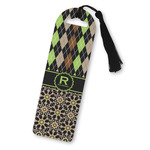 Argyle & Moroccan Mosaic Plastic Bookmark (Personalized)