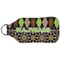 Argyle & Moroccan Mosaic Sanitizer Holder Keychain - Large (Back)