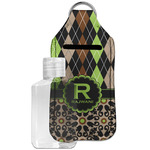 Argyle & Moroccan Mosaic Hand Sanitizer & Keychain Holder - Large (Personalized)