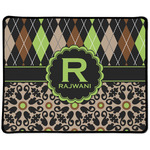 Argyle & Moroccan Mosaic Large Gaming Mouse Pad - 12.5" x 10" (Personalized)