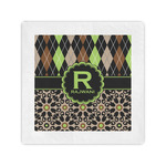 Argyle & Moroccan Mosaic Cocktail Napkins (Personalized)