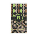 Argyle & Moroccan Mosaic Guest Paper Towels - Full Color - Standard (Personalized)