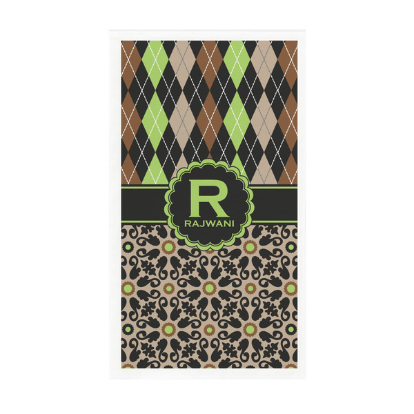 Custom Argyle & Moroccan Mosaic Guest Paper Towels - Full Color - Standard (Personalized)